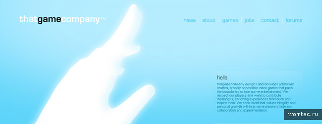Синий цвет в дизайне сайта