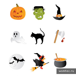 Бесплатные иконки на Хэллоуин