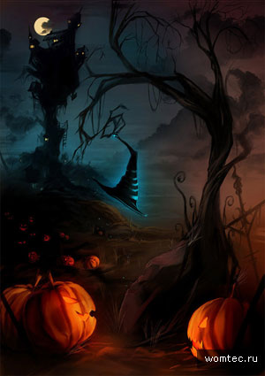 Хэллоуин 2011 в арт оформлении