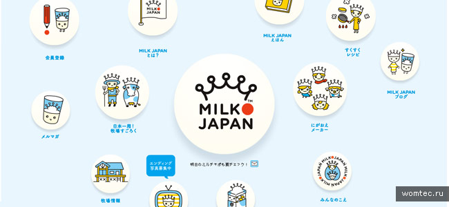Японский дизайн сайта